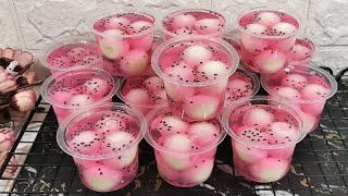 LARIS MANIS ‼️ Puding Cup Strawberry Bola-bola Leci || Ide Jualan Terbaru 2024