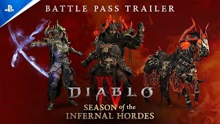 Diablo IV - Saison der Höllenhorden Battle Pass Trailer | PS5 & PS4, deutsch