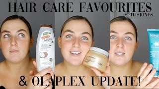 MY CURRENT HAIR CARE FAVOURITES & AN OLAPLEX UPDATE! | TILLY JONES