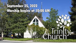 Worship for September 25, 2022