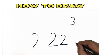 How to draw a Dog with numbers 2223. Easy Dog drawing With Numbers.