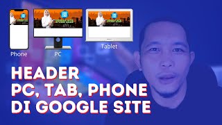 Cara Membuat Custom Header Google Site Untuk Ukuran Handphone, Tablet dan Komputer dengan Canva