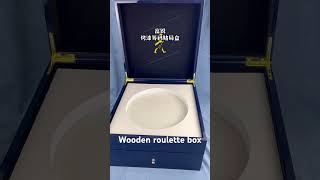 Wooden roulette box #woodenbox