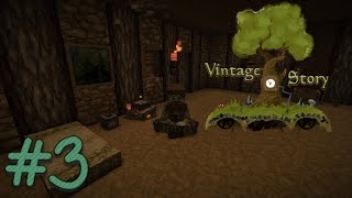 Vintage Story Episode 3: Ruins and a Roof!