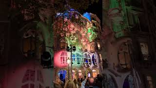 Casa Batlló Light Show Dicember 2024 Barcelona 4K HDR #casabatllo #lightshow #natale