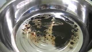 How to treat oil spill medium