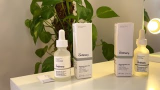 اخيرررا شنو وصلني تهنيت من الحبوب  the ordinary niacinamide hyaluronic acid