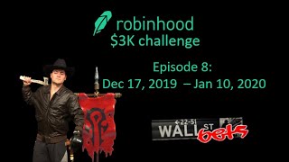 Episode 8 of the Robinhood $3K Challenge by Kamikaze Cash // r/wallstreetbets