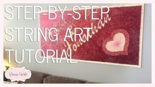 DIY String Art Tutorial (Holiday Makeover, Makeful)