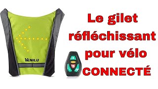 🚴 Le gilet réfléchissant pour vélo connecté