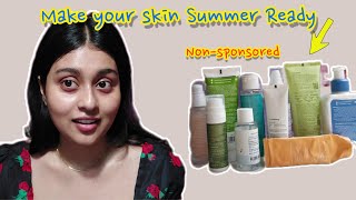 Prepare Your Skin For Summer with These Skincare Products || Skincare Products for Indian Summers✨️🌸