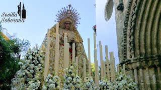 Vía Lucis Nuestra Señora de la Aurora con Virgen de los Reyes, saludo Hdad Hiniesta 2022.