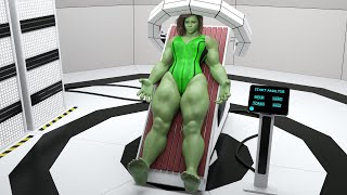 She Hulk Muscle Growth Transformation Trailer Part 2