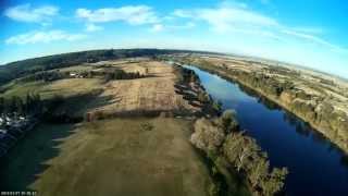 Mobius Action Cam on RC Phantom FX61 Flying Wing