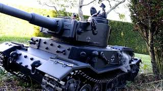 RC Panzer M 1:16 der Porschetiger VK4501-Asiatam. Rauchmodul Test . Wie Heng Long Rauchmodul- Licmas