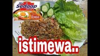 Cara memasak mie instan goreng menjadi mi greng spesial..||cerita tkw||