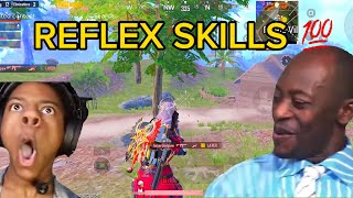 Reflex skills🔥 in PUBG mobile🤯