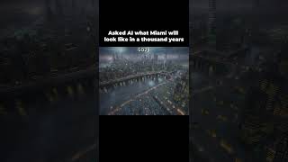 This is how AI sees Miami in the future!#trendingshorts