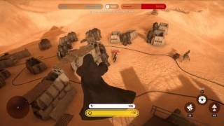 Star Wars Battlefront HAN SOLO VS EMPEROR PALPATINE Hero battles 1V1 #2