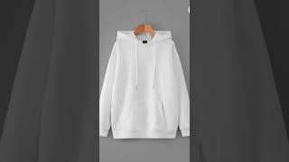 1 pcs mens fleece plain hoodie #hoodie #menswear #trending