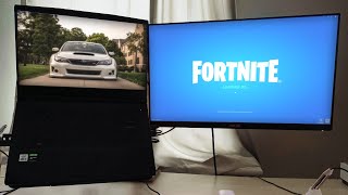 Fortnite But on My Dream Laptop Setup... (POV)