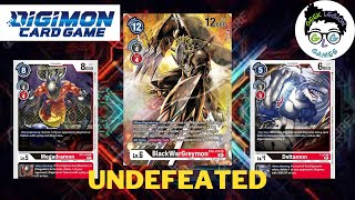 Digimon TCG BlackWarGreymon BT-10. Undefeated Deck Profile.