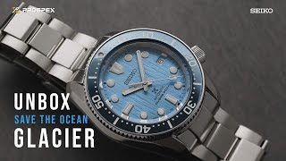 Unbox Seiko Prospex Save The Ocean Glacier