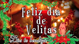 FELIZ NOCHE DE VELITAS🌟🕯️Luces Divinas Un Preambulo Mágico para la Navidad🙏🌲💖