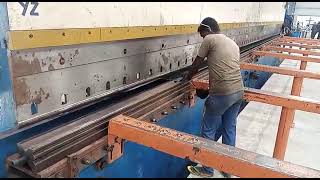 700ton 12 m tandem machine trial by wings installation don  wings paramasivam  press brake