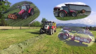 1.Schnitt Grassilage 2020 in Österreich | Steyr | Massey Ferguson | Pöttinger | first cut silage|