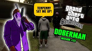 "Doberman" Mission #23 • Gang Wars STARTED! GTA San Andreas Definitive Edition Letsplay