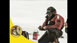 First Fish of 2018 - Lake Simcoe Ice Fishing Perch January 20 2018 | Sunny Clear skies