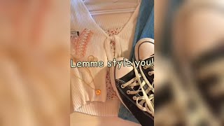 Let me style you cute aesthetic outfit for school! |cute outfit| ~@outfitsemilie