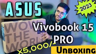 Asus Vivobook Pro 15 Laptop Unboxing | Latest Model Asus Vivobook Pro 15 Gaming Laptop Hindi