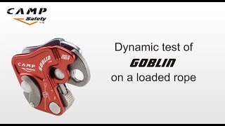 GOBLIN Fall Arrester - Dynamic test on loaded rope UPDATED