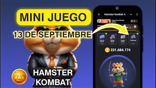 Mini juego 13 de septiembre Hamster Kombat #hamsterkombat #games #crypto #fyp #parati #minigames