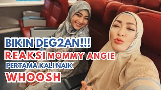 Pertama Kali Naik Whoosh! Reaksi Mommy Angie yang Bikin Deg-Degan