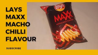 LAYS MAXX MACHO CHILLI FLAVOUR REVIEW ||#asmr ||#lays ||#masala ||@Myselfcapital