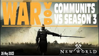 New World Bruiser War Commentary - Communits vs Season 3 Delos