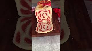 Beetroot Bread Loaf using Raw Himalayas Strong Bread Flour #ytshorts #shorts