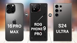 ROG Phone 9 Pro Vs RedMagic 10 Pro Plus Vs iPhone 16 Pro Max