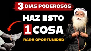 Sadhguru Español | 3 días HAZ ESTA 1 COSA | Salud | Descalzo | luna nueva