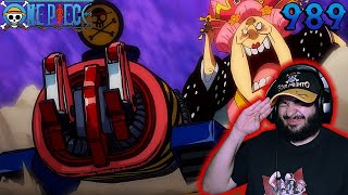 ONE PIECE Reaction EP 989 - BATTLEFIELD!!! Brachio Tank VS BIG MOM