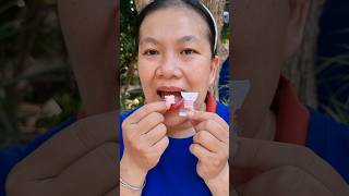 🍬🧊🥛 Thách đấu kẹo CUBE sữa bò, dâu, sô cô la 🐄🍓🍫 Muội Vlog S10 #shorts