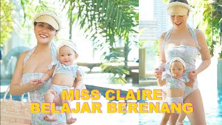 MISS CLAIRE BELAJAR BERENANG