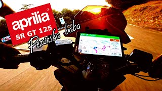 Aprília SR GT 125 na Pezinskej Babe