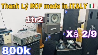 Thanh Lý lỗ loa RCF bãi ITALY 🇮🇹 bản 2023 giá 800k, loa BOSE 301 giá 1tr2 | lh 0888915888