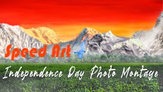 Independence Day Photo Montage with Photoshop | Speed Art