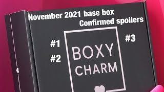 BoxyCharm November 2021 – Choice Open Now #boxycharm #boxycharmbasebox #boxycharmsneakpeek