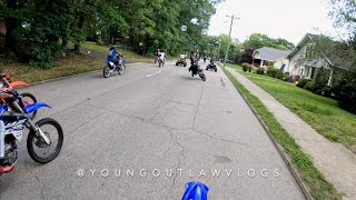 Durham NC 919 Rideout Pt 2 ( Dirt Bike Fall )